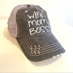 Wife Boss Mom Mesh Baseball Hat